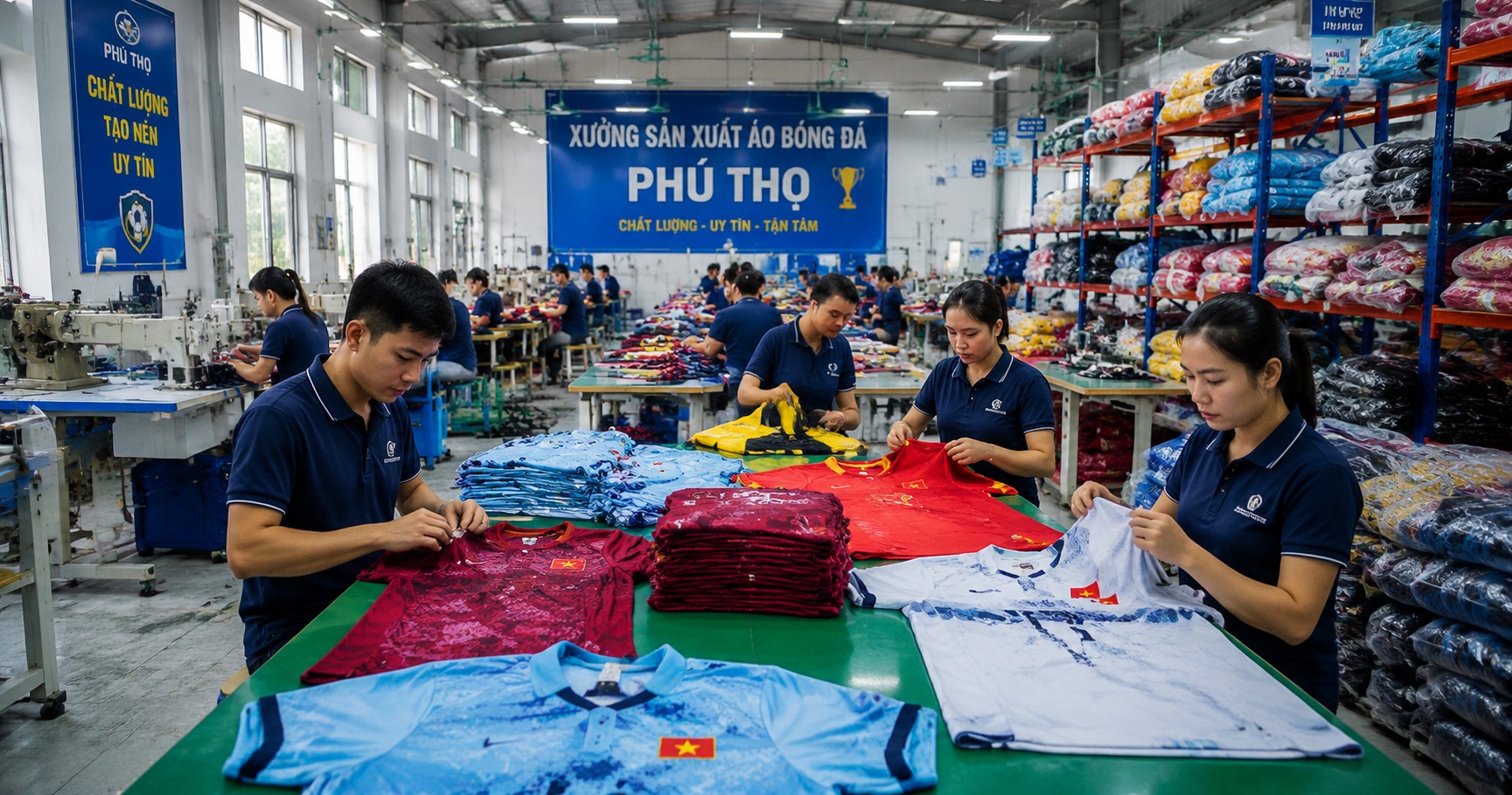 Khám phá xưởng may áo bóng đá phú thọ: Chất lượng và uy tín - image 2